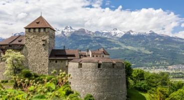 Schloss Vaduz im Fürstentum Liechtenstein